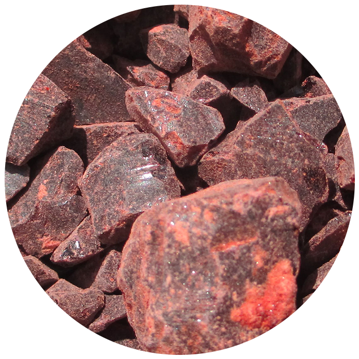 dragon's blood resin closeup